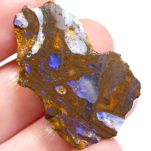 35.80 CT AUSTRALIAN BOULDER OPAL Unpolished GEM Rough Specimen VIDEO RAW - Picture 1 of 14