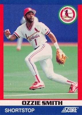 1991 Score 100 Hottest Players - #18 Ozzie Smith MLB Baseball - Image 1 of 2
