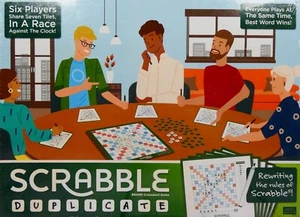 Scrabble Duplicate Board Game - Family Word Game For Up To Six Players (10+) NEW - Picture 1 of 6