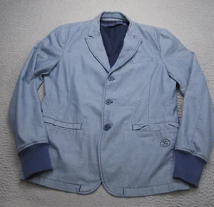 Giacca Diesel uomo XL blu blazer foderato isolato cappotto sportivo casual preppy esterno - Foto 1 di 19