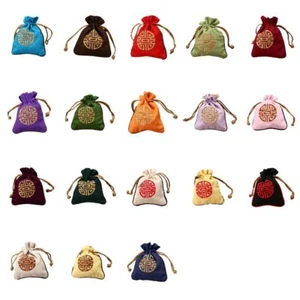 Chinese Style Small Linen Handbag Pure Color Festive Sugar Bag Daily - Picture 1 of 30