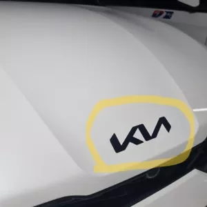 Front Hood Glossy Black emblem fit KIA K5 2022 2023 2024 - Picture 1 of 2