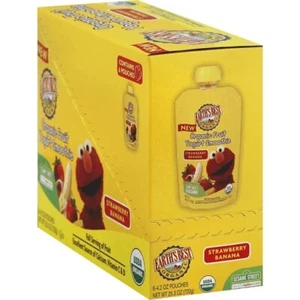 *Lot Of 59* Earth'S Best Organic Kids Sesame Street Toddler Snacks Fruit Yogurt - Picture 1 of 4