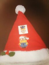Despicable Me Minion Knit Christmas Hat Holiday NWT