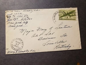APO 864 HARMON, STEPHENVILLE, NEWFOUNDLAND, CANADA Censored WWII Army Cover ANC - Picture 1 of 2