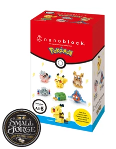 Nanoblock Mini Pokemon - Electric Type, MiniNano set of 6, NBMC-08B, NEW - Picture 1 of 10