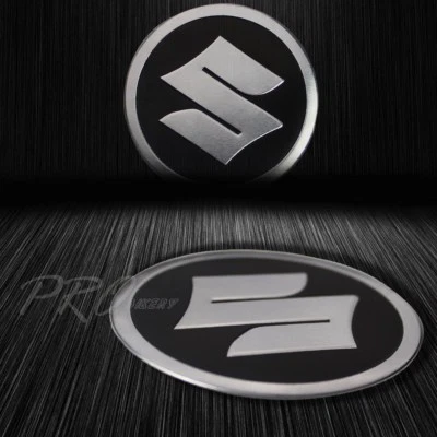 1 pieza calcomanía de carenado con logotipo "S" de metal 2,125" Suzuki Foto 1 de 2