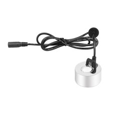 Umidificatore AD ULTRASUONI NEBULIZZATORE ABS Testa Singolo Nero Lega di Zinco Giro di acqua per la nebbia