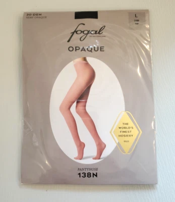 Nuevo Panyhose Fogal Opaco Para Mujer Negro Semi Opaco Talla Grande Foto 1 de 4