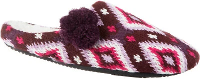 Zapatillas Isotoner Rasguños Mujer Talla Grande 8-9 Capucha Emma Espuma con Memoria Púrpura Foto 1 de 2