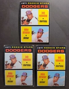 (3) 1971 Topps #188 Bobby Valentine Lot (VG - VGEX) - Bild 1 von 5