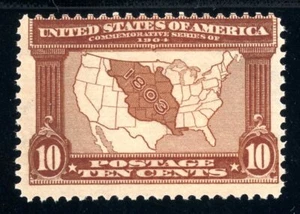USAstamps Unused FVF US 1904 Louisiana Purchase Scott 327 OG MNH - Picture 1 of 2