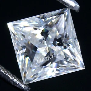 Natürlicher 5,50 ct EF Farbe VVS1 Exzellenter Schliff 10,00 mm Princess Reinheit Diamant - Bild 1 von 6