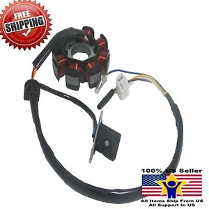 8 Pole Magneto AC Stator For GY6 Clone Engine 150cc scooters dune buggy mopeds - Foto 1 di 3