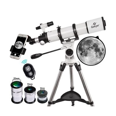 Gskyer Telescope, Telescopes for Adults, 600x90mm AZ Astronomical Refractor T... - Image 1 of 4