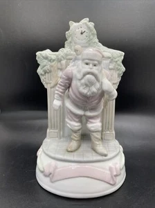 Holiday Classics 8" Handpainted Santa Claus Music Christmas Chimney Tablepiece - Picture 1 of 9