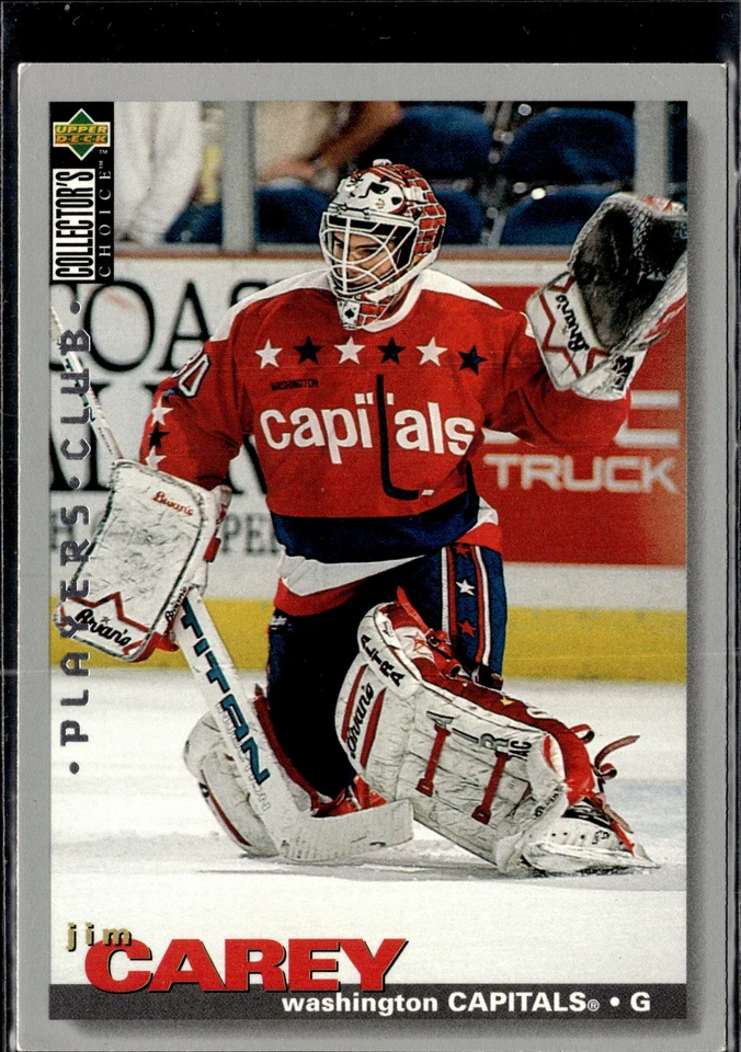 1995-96 Collector's Choice #30 Jim Carey Player's Club - Image 1 of 2