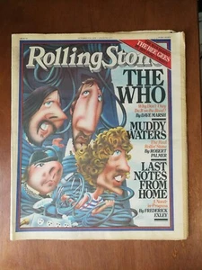 Vintage Rolling Stone Magazine October 5 1978 #275 The Who Muddy Waters No Label - Imagen 1 de 1
