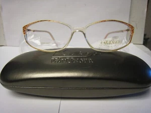 CARAVAGGIO EYEGLASS FRAMES Style  TESS  Sz. 53-14-130  in BROWN  Free UNGER CASE - Picture 1 of 5