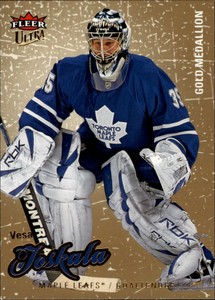 2008-09 (MAPLE LEAFS) Ultra Gold Medallion #90 Vesa Toskala