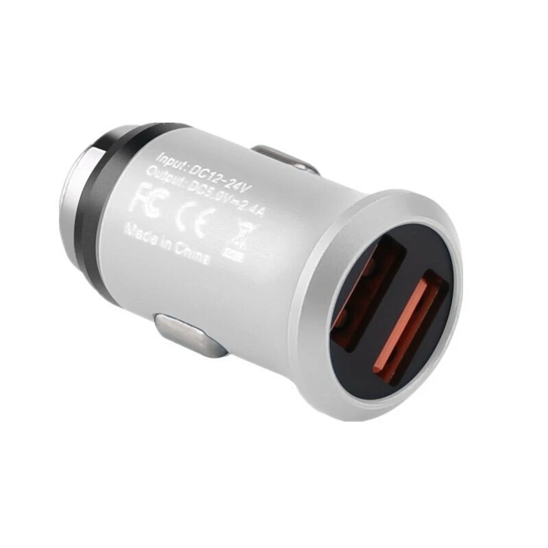 2-Port USB Car Charger Power Adapter for iPhone 15 14 13 12 11 X Samsung Android - Image 1 of 3