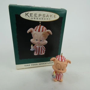 1994 Hallmark Miniature Tiny Toon Adventures Hamton the Pig Ornament MIB WEEJ3 - Picture 1 of 9