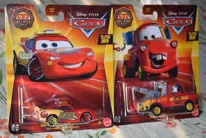Disney Pixar Cars Race & Rescue LIGHTNING McQUEEN & MATER LOT OF 2  NEW - Picture 1 of 8