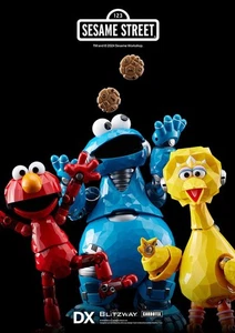 Blitzway Carbotix Sesame Street DX Ver. Figure Elmo & BigBird & CookieMonster - Picture 1 of 6
