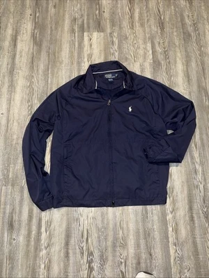 Vintage Polo Ralph Lauren Men’s Medium Blue Bi Swing Full Zip Mesh Lined Jacket - Image 1 of 4