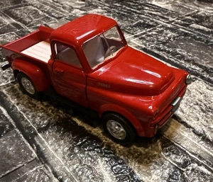 1952 Dodge Stepside Pickup Diecast Truck  Detailed Interior Red/White New Ray  - Picture 1 of 19