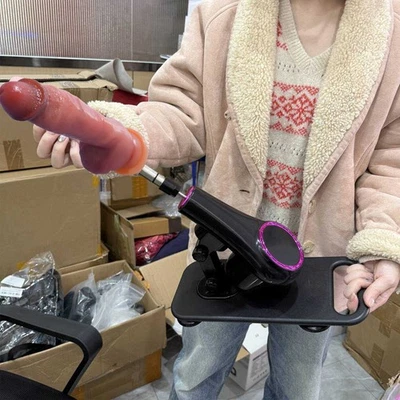 Automatic Electric 3XLR Sex Machine Masturbaters Cup Thrusting Dildo Men Women - Image 1 of 4