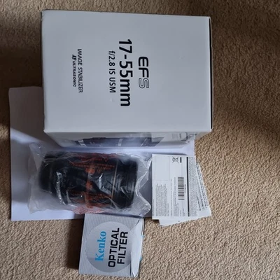 Canon EF-S 17-55mm f/2.8 IS USM Lens + UV filter - excellent - Image 1 of 4