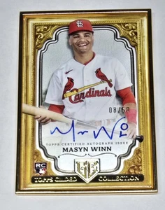 2024 Topps Gilded Collection Masyn Winn Auto 08/50 St. Louis Cardinals Rookie - Picture 1 of 2