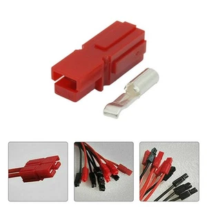 High Performance Marine Connector Set in Red and Black with High Voltage Rating - Afbeelding 1 van 12