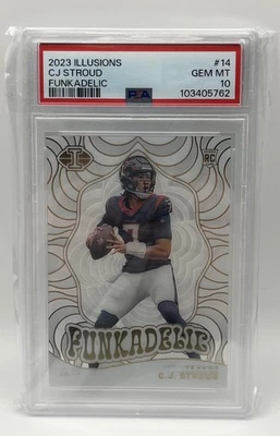 2023 Panini Illusions - CJ Stroud Funkadelic - PSA GEM MINT 10 RC - Image 1 of 2