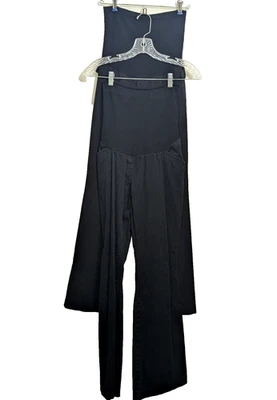 Lot of 2 Motherhood Maternitiy Med Pants Black  Dress Twill  Pants Stretch - Image 1 of 4