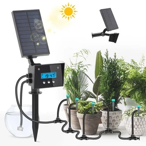 Solar Tropfbewässerungssystem, Solar Automatische Pflanzenbewässerung für Außengarten... - Bild 1 von 7
