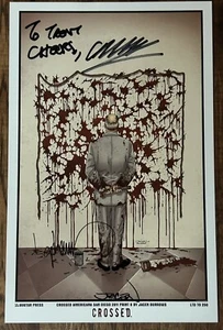 Crossed Americana San Diego 2011 impresión de cómic 6 firmado Jacen Burros Ltd 250 avatar - Imagen 1 de 7