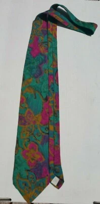 Corbata para hombre FLING, multicolor 100 % RAYON hecha en EE. UU. Foto 1 de 2