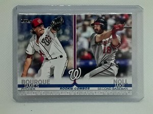 Jake Noll + James Bourque 2019 Topps Update - #US210 RC - Washington Nationals