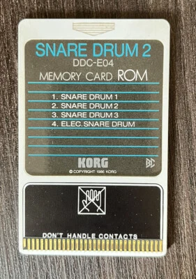 Korg DDC-E04 Snare Drum 02 For Korg DDD - Photo 1/2