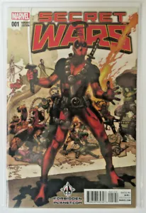 MARVEL SECRET WARS #1 Simone Bianchi Deadpool Forbidden Planet Variant Cover NM - Picture 1 of 1