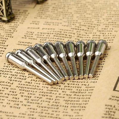 10pcs Silver Screw Mandrel 2.35mm Shank For Cutting Wheel Holder Rotary Tool Set - Image 1 of 4