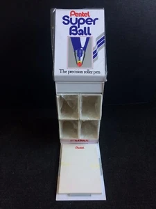 Soporte de exhibición de contador de publicidad vintage Pentel Super Ball - Imagen 1 de 5