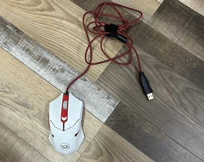 Redragon S101W Gaming Mouse ONLY Tested RGB Red Dragon USB - Image 1 of 3