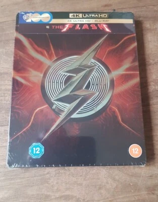 The Flash Steelbook Limited Edition 4K Ultra HD + Blu Ray - New Sealed UK - Image 1 of 3