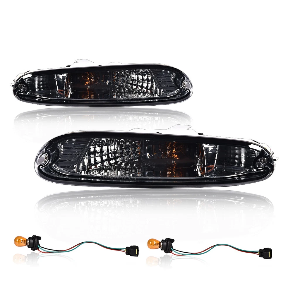 Smoked Bumper Mounted Marker Signal Parking Light Fit For 90-97 Mazda Miata MX Foto 1 de 4