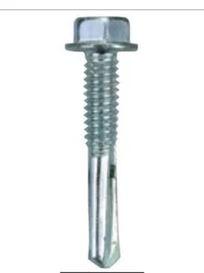 5.5 X 32 HEAVY STEEL HEX HEAD SELF DRILLING SCREW X 800 Per Box - Picture 1 of 5