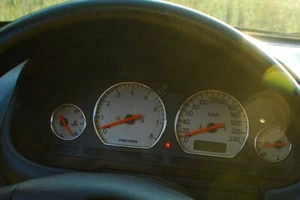 For Rover MG ZR 2001-2005   Polished Aluminium chrome dash cluster Rings x4 - Picture 1 of 10