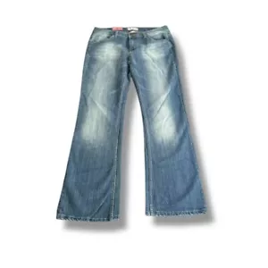 Route 66 Jeans Women's Size 12 Blue Flare Curvy Fit Low Rise Flap Pockets NWT - Picture 1 of 13